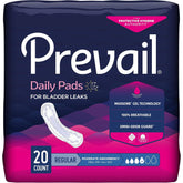 Prevail Bladder Control Moderate Pads – 9.25-Inch, Latex-Free, Discreet Protection